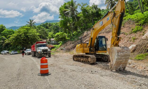 MOPC e Inapa explican causas de nuevo derrumbe en tramo de la carretera Barahona-Enriquillo