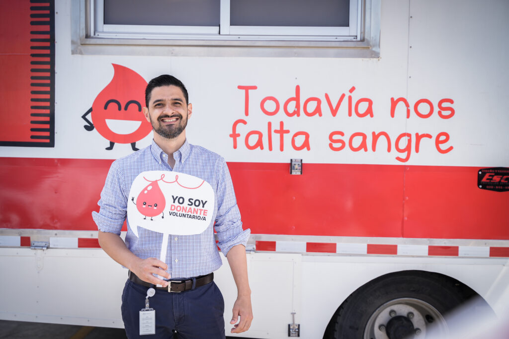 Colaboradora voluntaria de Jornada de Donacion de Sangre- Agosto 2024