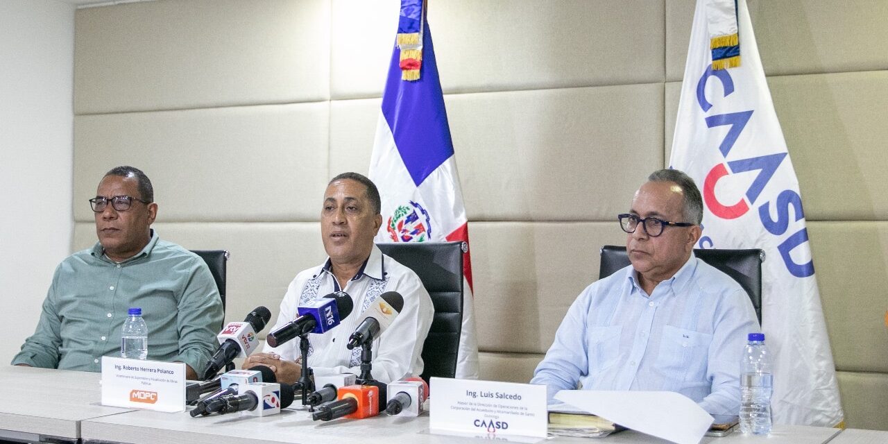 Anuncian remoción y reubicación tuberías intersección 27 de Febrero con Isabel Aguiar que limitará servicio de agua potable